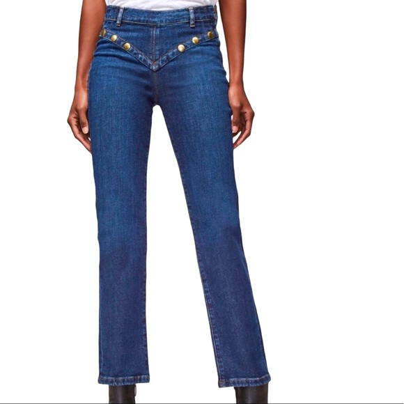 Frame Waldane High Rise Ankle Jean - Picture 1 of 5
